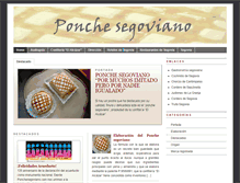 Tablet Screenshot of ponchesegoviano.com